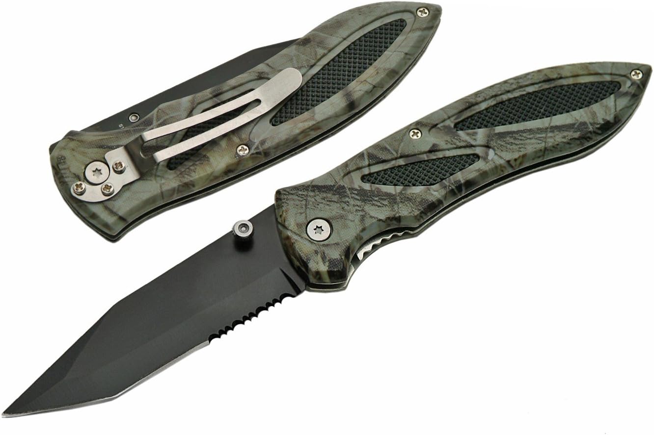 5 Inch Camo Folding Knife
