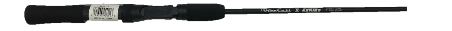Firecast Black & Gold UltraLight Spinning Rod - 5' - 1pc