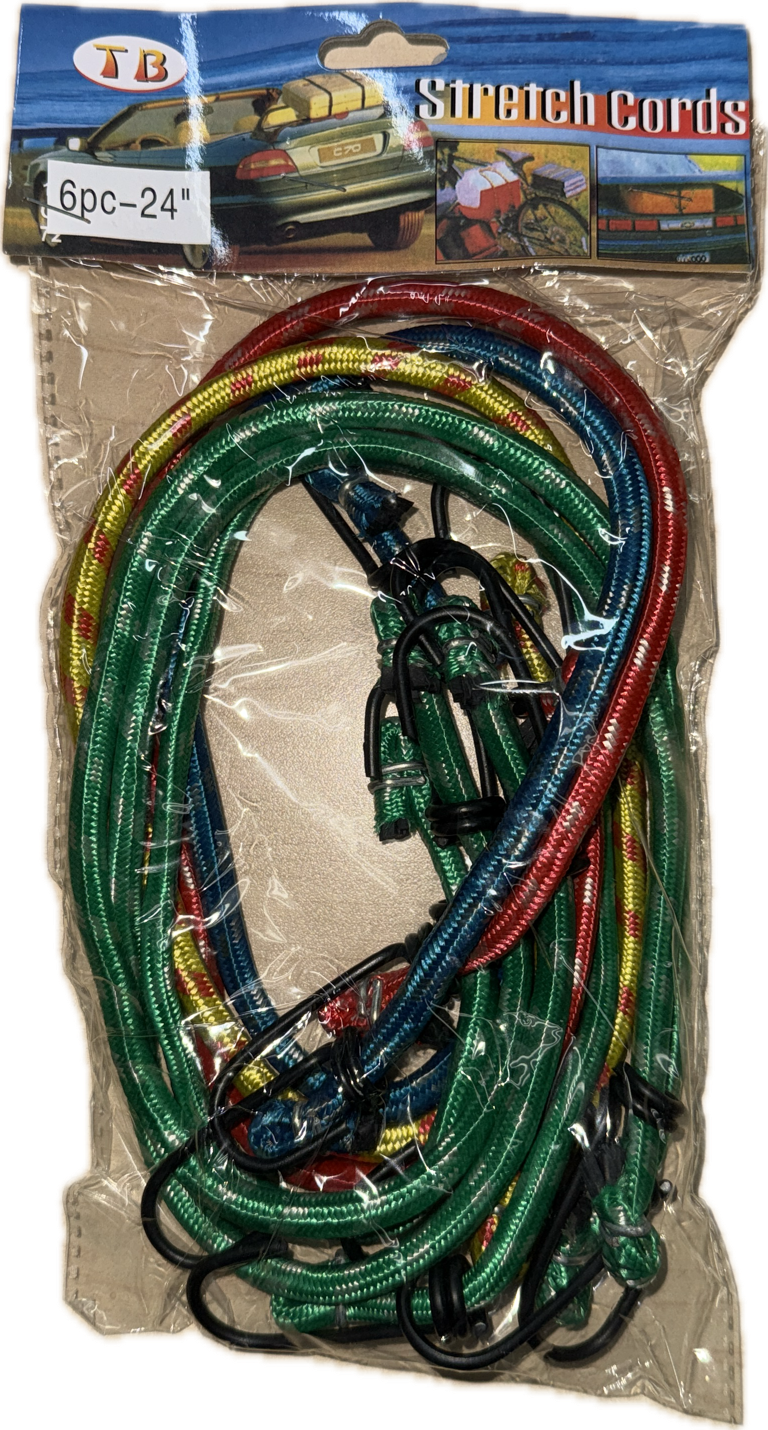 Bungee Cords - 24" (6 per pack)