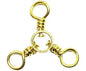 3-Way Brass Swivel