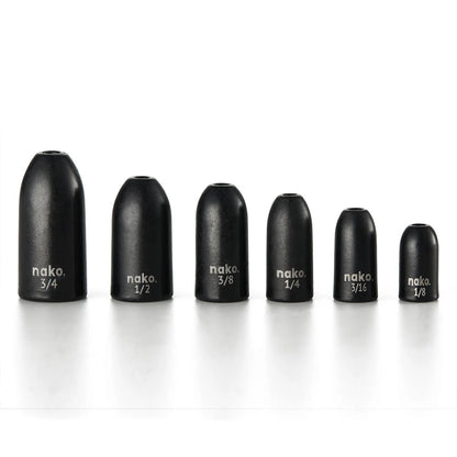 Tungsten Worm Weights 5 weights per pack