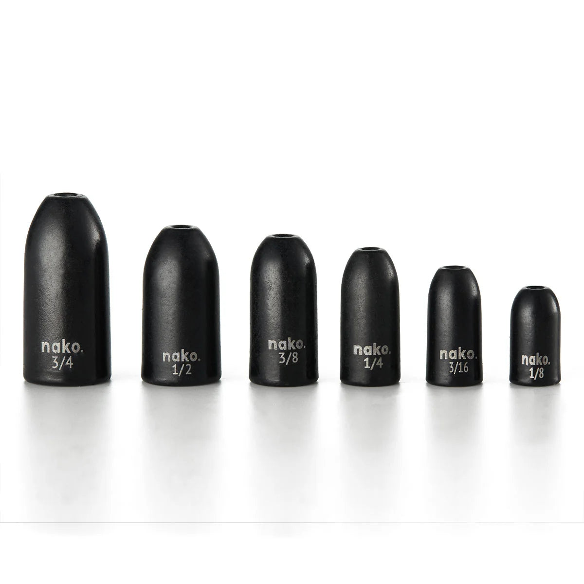 Tungsten Worm Weights 5 weights per pack