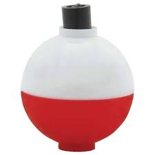 Round Plastic Float - Red/White
