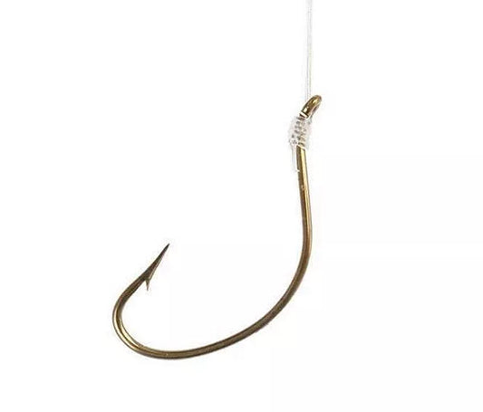 Eagle Claw Kahle Bronze Snelled Hook