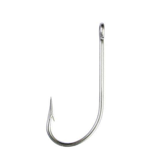Eagle Claw All Purpose Hook - Non-Offset O'Shaughnessy - Stainless Steel - BULK