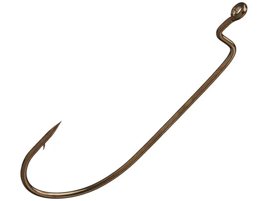 Eagle Claw Lazer Sharp Worm Hook - Sproat Non-Offset - Bronze