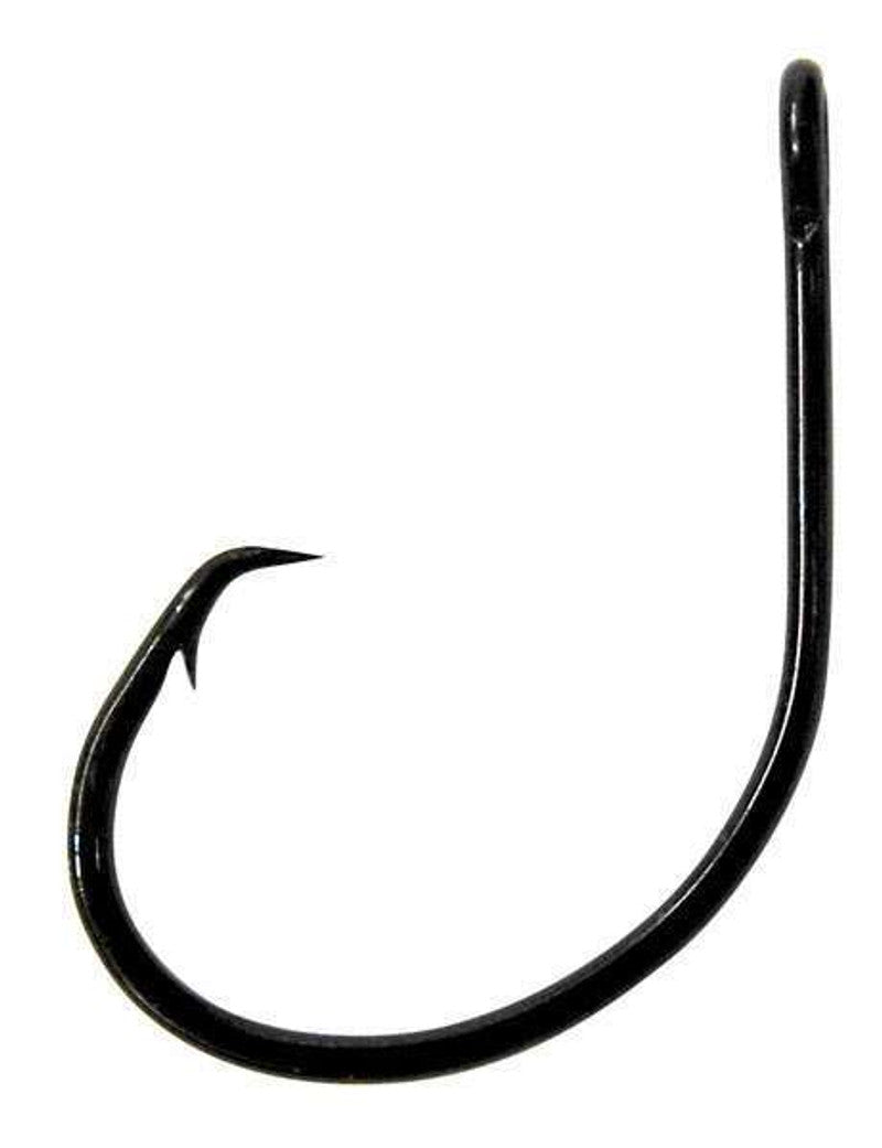 Eagle Claw Lazer Sharp Circle Hook - Non-Offset - Platinum Black