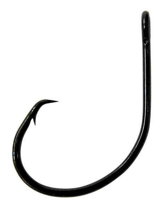 Eagle Claw Lazer Sharp Circle Hook - Non-Offset - Platinum Black