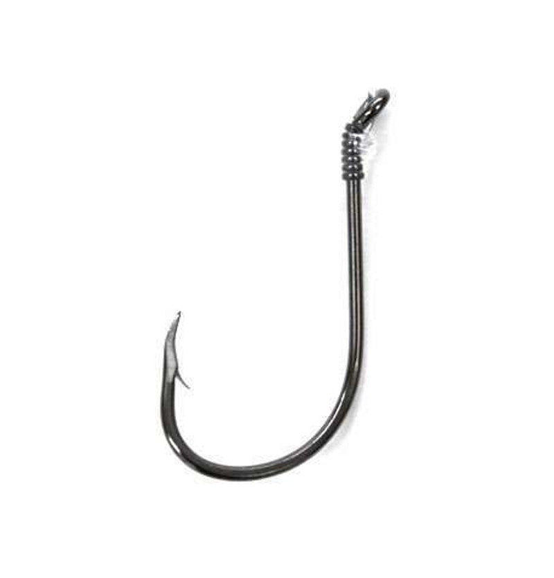 Eagle Claw Snell Hook - Offset Octopus - Platinum Black