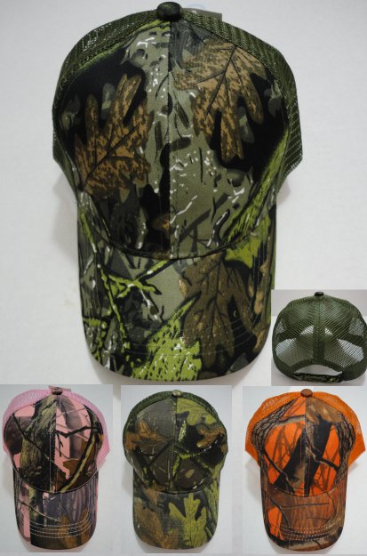 Assorted Camo Hats (sold per dozen)