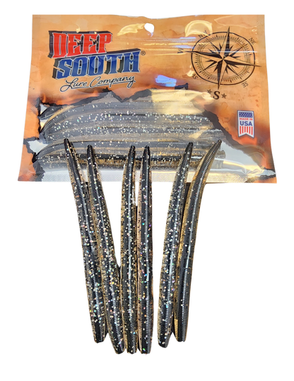Deep South Bass Worm - 6 Pack