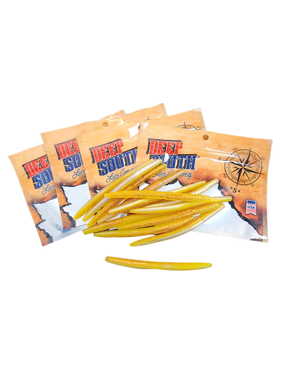Deep South Bass Worm - 6 Pack