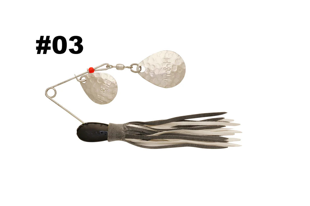 H&H Double Spinnerbaits - 3/8 oz. (per card)