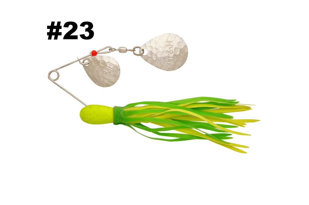 H&H Double Spinnerbaits - 3/8 oz. (per card)