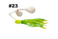 H&H Double Spinnerbaits - 3/8 oz. (per card)