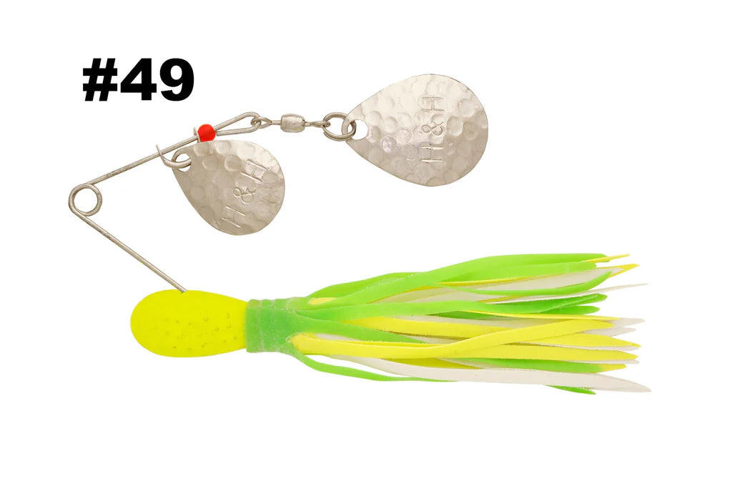 H&H Double Spinnerbaits - 3/8 oz. (per card)