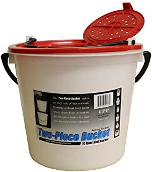 2pc. Plastic Floating Bucket - 10qt.