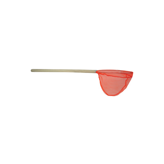 Boatwell Net - Wood - Orange Mesh