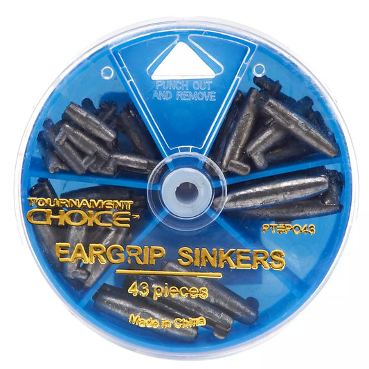 Eagle Claw Pinch-On Sinker Dial Box - 43pc