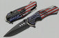 4.75" AMERICAN  FLAG LINER LOCK KNIFE