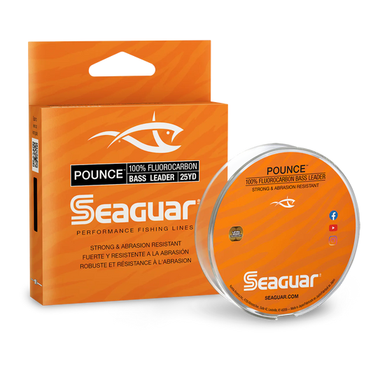 Seaguar Pounce Bass Leader 8lbs 25 yards