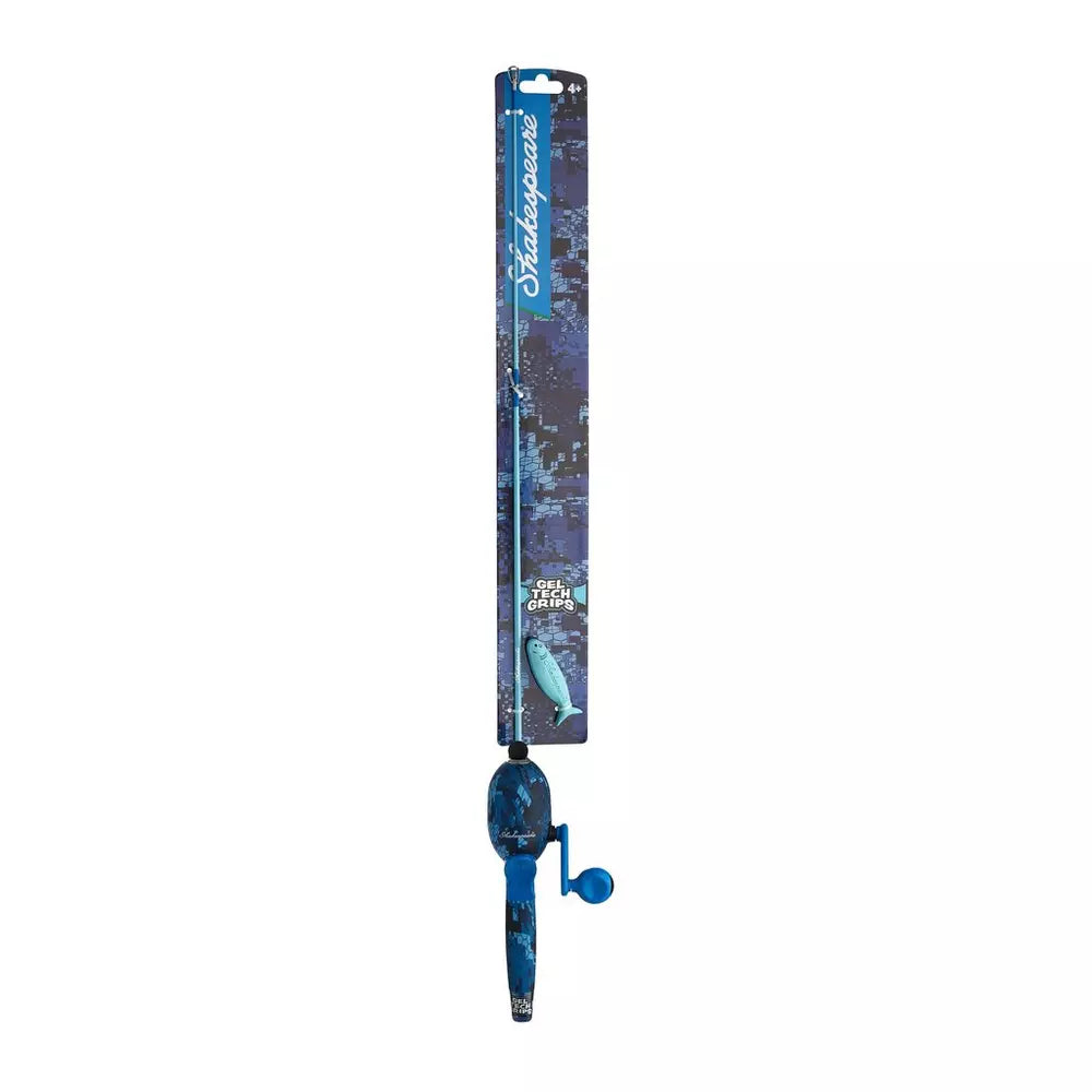 Shakespeare Kids Camo Spincast Beginner Combo