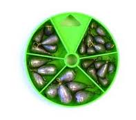 Bass Cast Sinker Dial Box (sold per dozen)