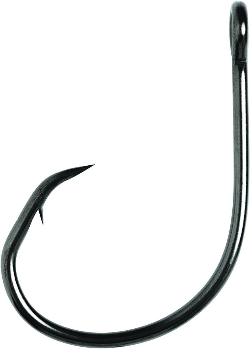 Eagle Claw Lazer Sharp Circle Hook - Offset - Platinum Black