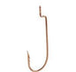 Eagle Claw Lazer Sharp Worm Hook - Z-Bend Non-Offset Double Barb - Bronze