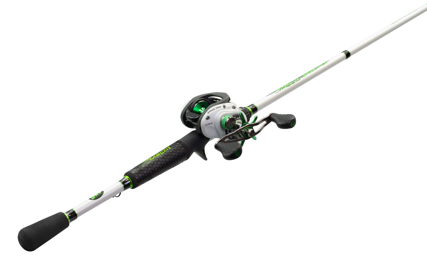 Lew's Mach 1 Baitcast Combo - Green/White - 7'2" - 1pc